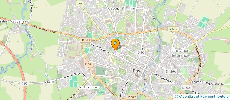 localisation de l'entreprise MK  BAYEUX