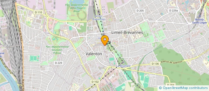 localisation de l'entreprise MK  LIMEIL-BREVANNES