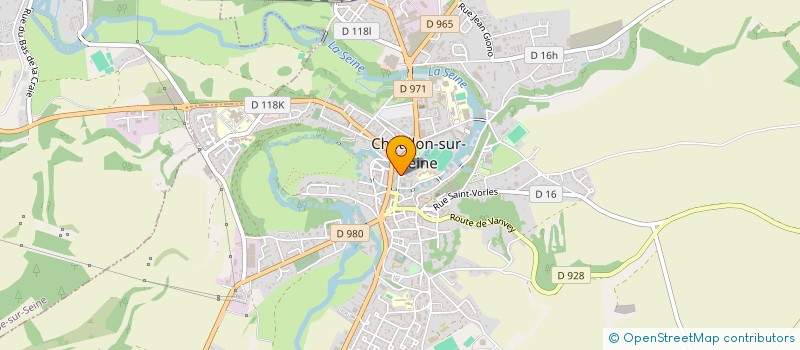 localisation de l'entreprise MK  CHATILLON-SUR-SEINE