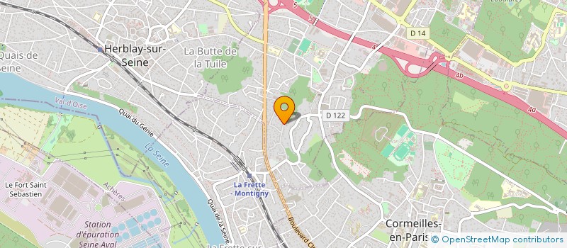 localisation de l'entreprise MK  MONTIGNY-LES-CORMEILLES