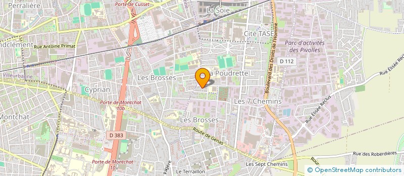 localisation de l'entreprise MK AGENCY  VAULX-EN-VELIN