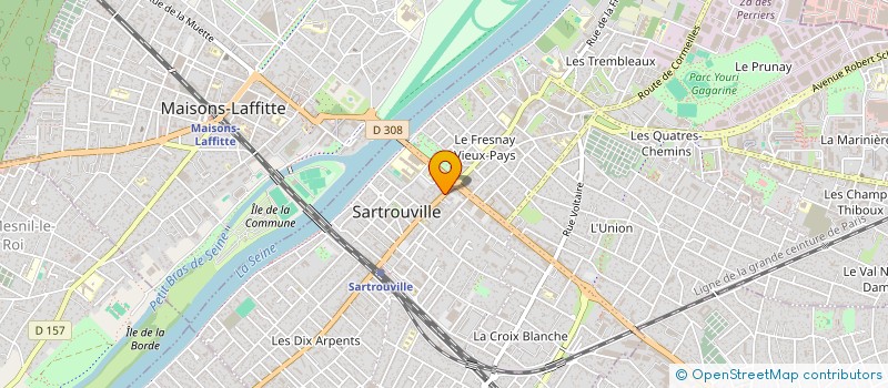 localisation de l'entreprise MK ALLIANCE  SARTROUVILLE