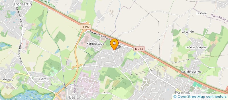 localisation de l'entreprise MK ATLANTIQUE à LA BAULE-ESCOUBLAC