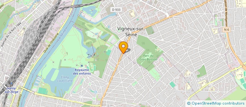 localisation de l'entreprise MK AUTO 91 à DRAVEIL