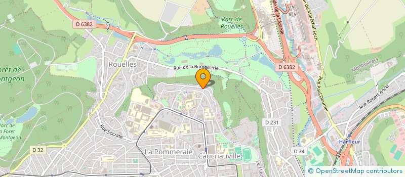 localisation de l'entreprise MK AUTO à LE HAVRE