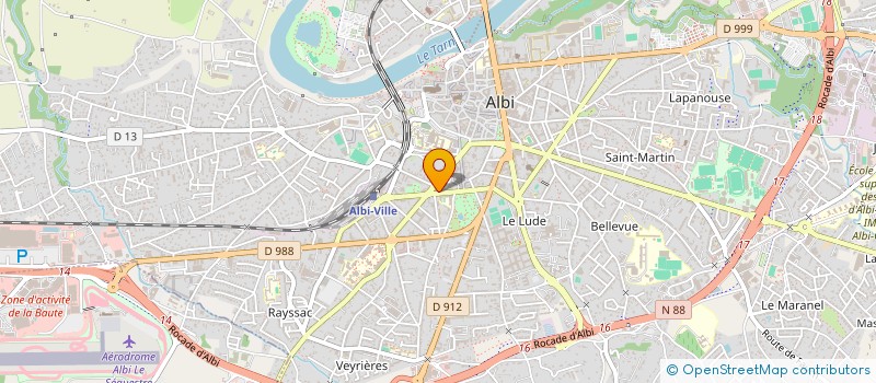 localisation de l'entreprise MK AVOCAT à ALBI