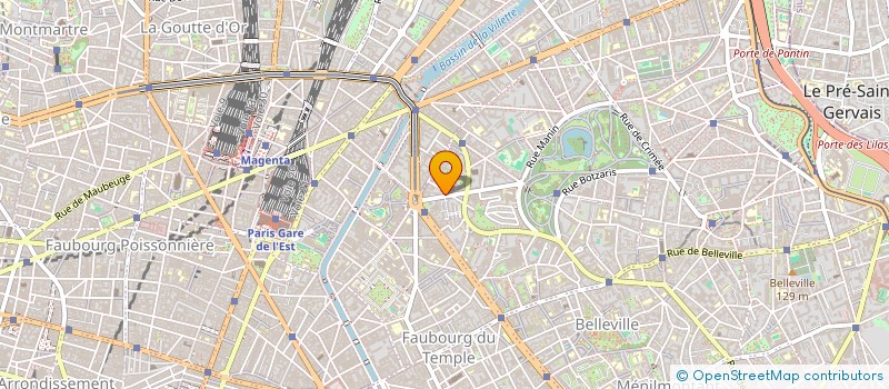 localisation de l'entreprise MK BARBER SHOP 19  PARIS