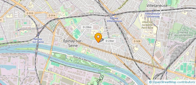 localisation de l'entreprise MK BAT à EPINAY SUR SEINE
