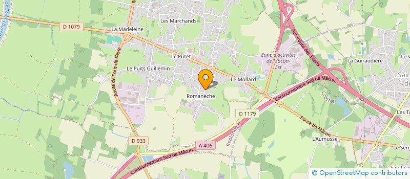 localisation de l'entreprise MK BAT' à REPLONGES
