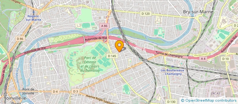 localisation de l'entreprise MK BAT à CHAMPIGNY-SUR-MARNE