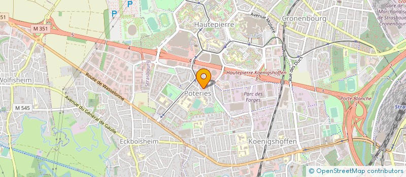 localisation de l'entreprise MK BATIMENT à STRASBOURG