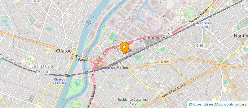 localisation de l'entreprise MK BETA à RUEIL-MALMAISON