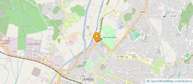 localisation de l'entreprise MK BTP à FREJUS