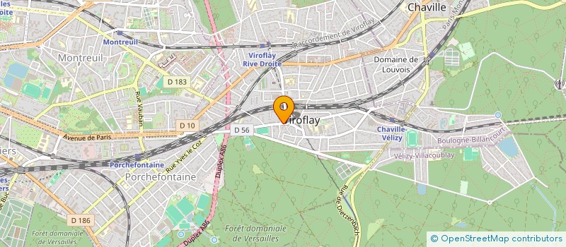 localisation de l'entreprise MK CHAABANE  VIROFLAY