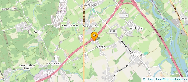 localisation de l'entreprise MK CLEANING  ARENTHON