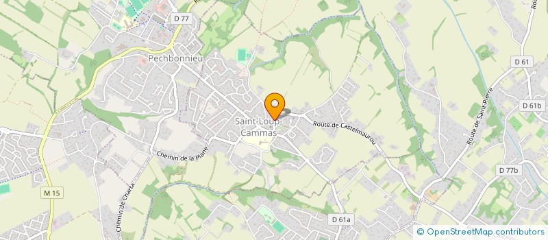 localisation de l'entreprise MK COIFFURE  SAINT-LOUP-CAMMAS