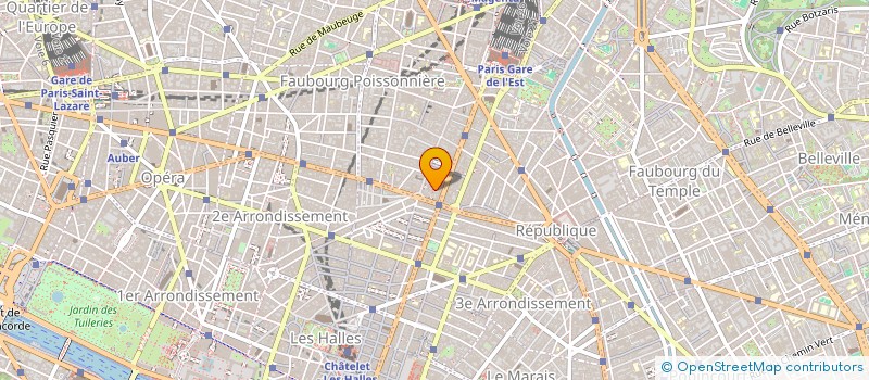 localisation de l'entreprise MK COIFFURE  PARIS