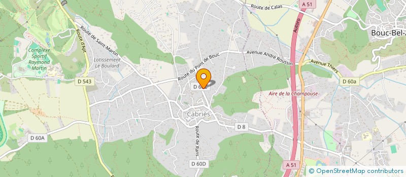 localisation de l'entreprise MK CONCEPT SARL  CABRIES