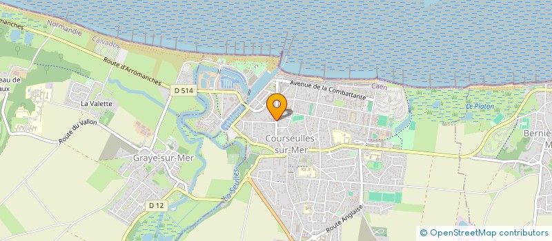 localisation de l'entreprise MK-CONNECT  COURSEULLES-SUR-MER