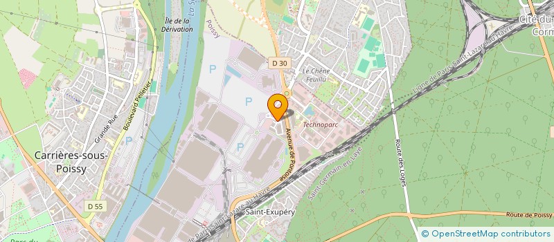 localisation de l'entreprise MK CONSEILS  POISSY