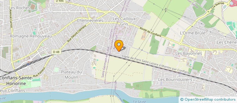 localisation de l'entreprise MK CONSULTING  HERBLAY-SUR-SEINE