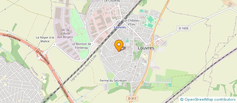 localisation de l'entreprise MK CONSULTING  LOUVRES