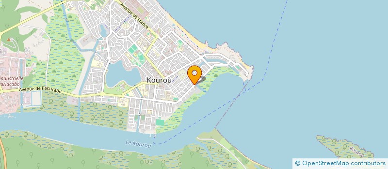 localisation de l'entreprise MK COURSES à KOUROU