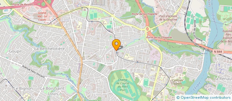 localisation de l'entreprise MK COUVERTURE à NANTES