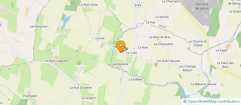 localisation de l'entreprise MK COUVERTURE  LA COUYERE