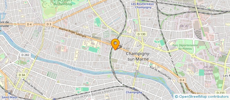 localisation de l'entreprise MK COUVERTURE  CHAMPIGNY-SUR-MARNE