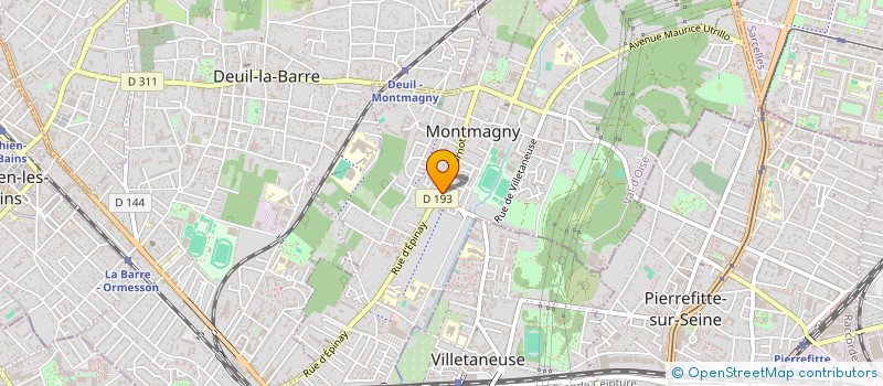 localisation de l'entreprise MK DECO à MONTMAGNY
