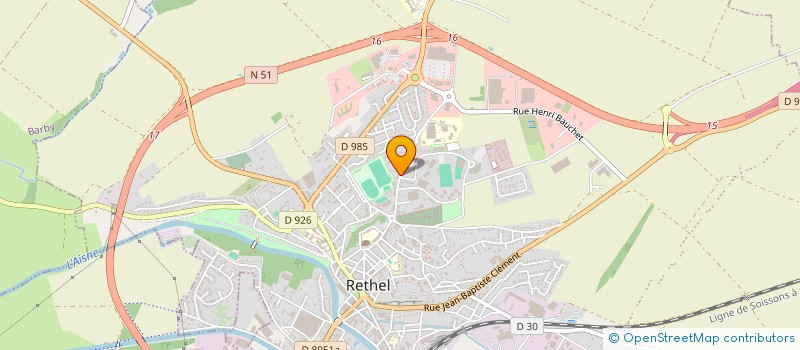 localisation de l'entreprise MK DELICES à RETHEL