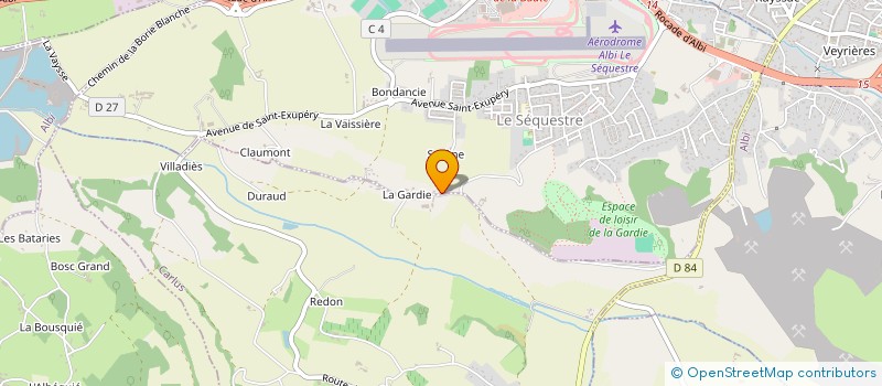 localisation de l'entreprise MK DESIGN à LE SEQUESTRE