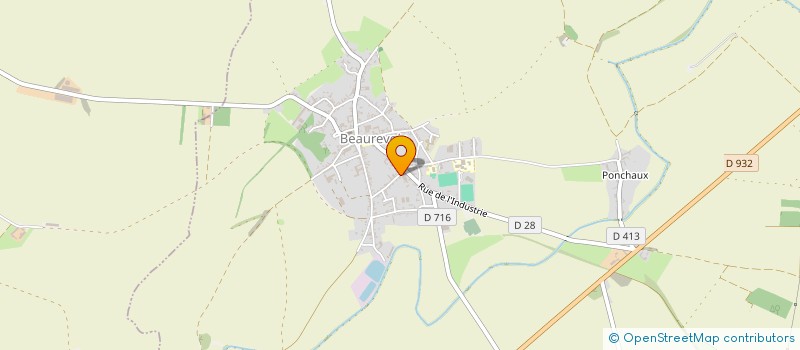 localisation de l'entreprise MK DIFFUSION à BEAUREVOIR