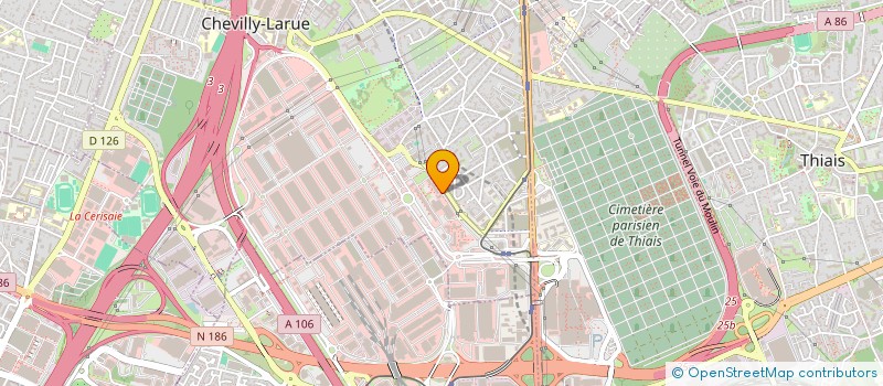 localisation de l'entreprise MK DISTRIBUTION  CHEVILLY-LARUE