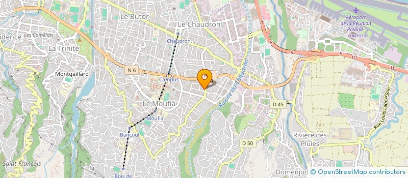 localisation de l'entreprise MK DISTRIBUTION à SAINT-DENIS