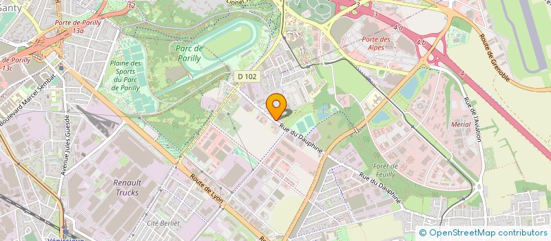 localisation de l'entreprise MK DRIVE 34  VILLEURBANNE