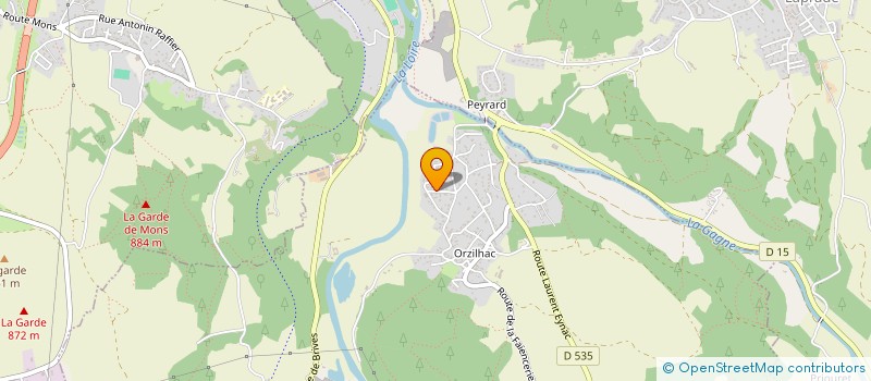 localisation de l'entreprise MK DU PARC à COUBON