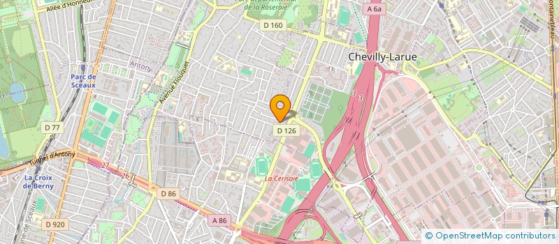 localisation de l'entreprise MK ELEC  CHEVILLY-LARUE