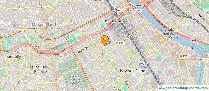localisation de l'entreprise MK ET CIE à IVRY-SUR-SEINE