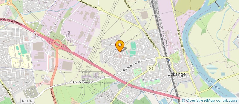localisation de l'entreprise MK EXPRESS à UCKANGE