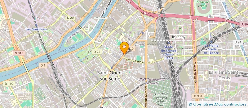localisation de l'entreprise MK EXPRESS à SAINT-DENIS