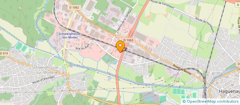 localisation de l'entreprise MK FERMETURES à HAGUENAU