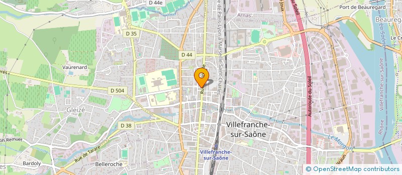 localisation de l'entreprise MK FOOD à VILLEFRANCHE-SUR-SAONE