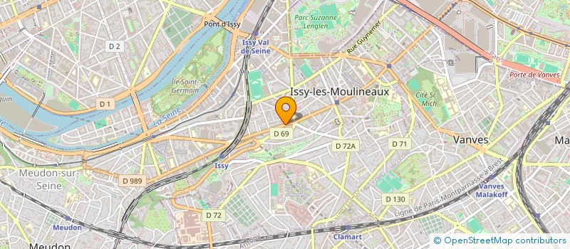 localisation de l'entreprise MK FOOD à ISSY-LES-MOULINEAUX