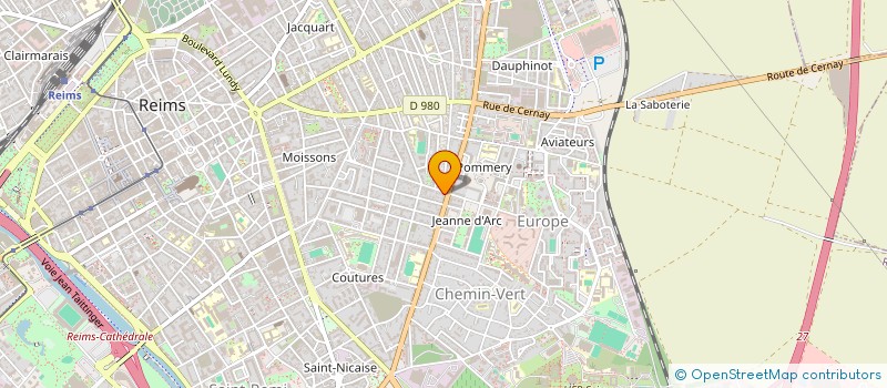 localisation de l'entreprise MK FOOD  REIMS