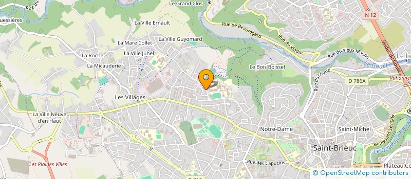 localisation de l'entreprise MK GESTION à SAINT-BRIEUC