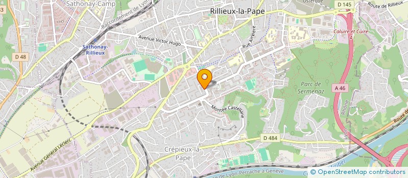 localisation de l'entreprise MK GLOBAL à RILLIEUX-LA-PAPE