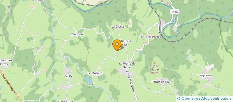 localisation de l'entreprise MK GROUPE HOLDING  NEUVIC-ENTIER