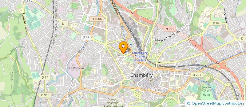 localisation de l'entreprise MK HOLDING  CHAMBERY